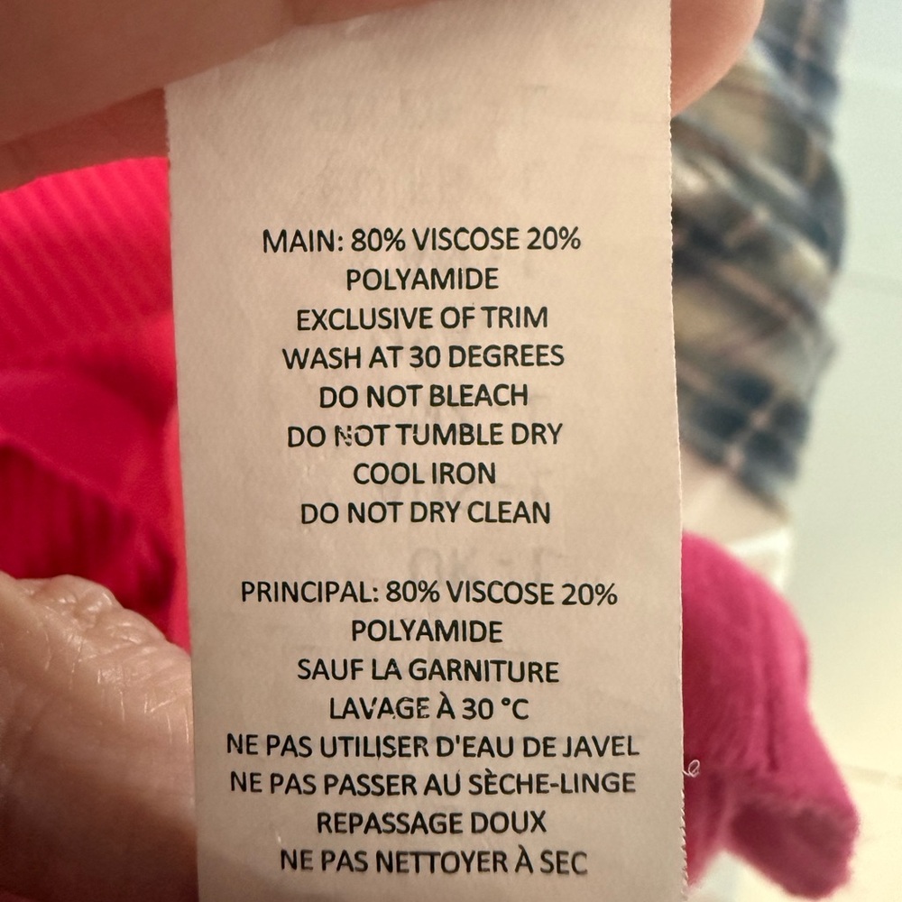 Women's Pink Ribbed Top - Picture 11 of 12